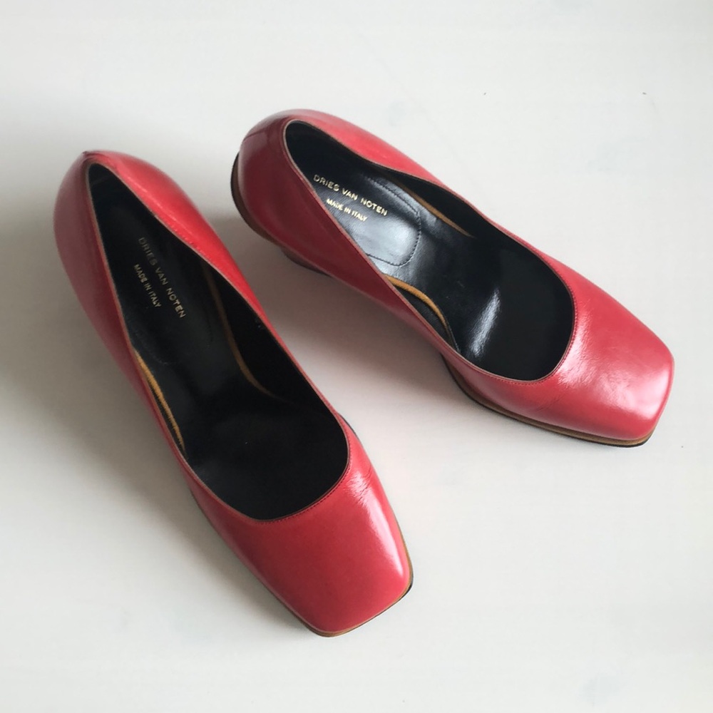 👠Dries Van Noten leather shoes